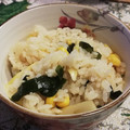 nana_tenjo's cooksnap of when they made コンソメ風味の洋風わかめ筍ごはん.