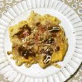 ふぅー0719's cooksnap of when they made うどんと玉子だけで！お好み焼き♪.