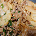 ちーたんずはうす's cooksnap of when they made 豚肉とじゃがいものさっと炒め.
