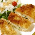 pepemoon's cooksnap of when they made チーズチキンかつ チーズ流れず裏技コツ有.