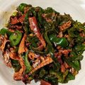 シェフなみく's cooksnap of when they made 簡単！ピーマンとさんまの蒲焼き缶詰炒め.
