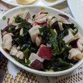 ゆけり３兄弟's cooksnap of when they made 簡単！タコとワカメの酢の物.