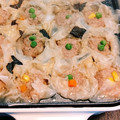 ayachin32's cooksnap of when they made ♪たこ焼き器で簡単シュウマイ♪.