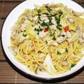 タワ師's cooksnap of when they made 焼きそばんスパゲティ☆上海オイスター味.