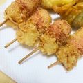 67luna's cooksnap of when they made 魚肉ソーセージと玉ねぎの簡単串揚げ♪♪.