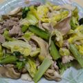 月と黒猫's cooksnap of when they made 豚肉×キャベツの簡単♡鶏ガラ炒め.