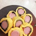 おミソミソ's cooksnap of when they made フィッシュソーセージ☆巻き卵.