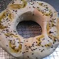 hinaたん's cooksnap of when they made 中力粉でかぼちゃのマーブルパン.