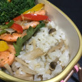 ☆GSSQHY☆'s cooksnap of when they made きのこの混ぜご飯.