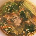 ♡mio1216♡'s cooksnap of when they made 豚肉レタスの春雨塩スープ.