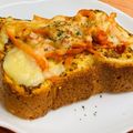 島子☆'s cooksnap of when they made きんぴらトースト.