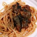 こじま･ジョフロワ's cooksnap of when they made 簡単☺秋刀魚のトマトソースパスタ.