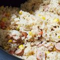 クック3LJAQ4☆'s cooksnap of when they made 炊飯器で簡単！1合から作れる何でもピラフ.