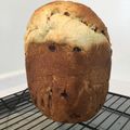 しげその's cooksnap of when they made HB☆クグロフ風バニラ香るフルーツ食パン.