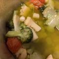 yuchinori's cooksnap of when they made シーフードときのこのアヒージョ.