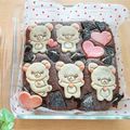 nagachan❀'s cooksnap of when they made バレンタインに☆ビスケットブラウニー。.