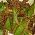 acco13's cooksnap of when they made 牛肉とスナップえんどうの炒め物.