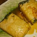 acco13's cooksnap of when they made 厚揚げチーズの肉巻き☆.