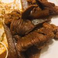 rui_and3's cooksnap of when they made 懐かしい♪牛肉とこんにゃくの甘辛炒め.