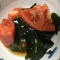 クックM6DK2O☆'s cooksnap of when they made トマトとわかめをポン酢に漬けただけ♪.
