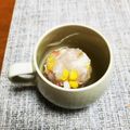 harukapad♬'s cooksnap of when they made お家で簡単！加賀レンコンのはす蒸し.
