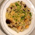 M＆A0124's cooksnap of when they made 鮭と春キャベツ舞茸の和風スープパスタ.