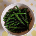 紅茶とチーズケーキ's cooksnap of when they made 簡単！いんげんのごま和え.
