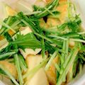 cocecco's cooksnap of when they made 厚揚げ＆水菜のポン酢浸し.