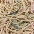 ☆yuyuneko☆'s cooksnap of when they made サラスパで簡単サラダ♬ハム胡瓜♬.