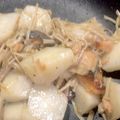 気まぐれ☆NORI's cooksnap of when they made 鮭ホタテ長芋のトロトロ炒め.