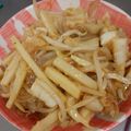 qpyoko's cooksnap of when they made シーフードミックスもやしニラ筍炒め☆☆.