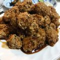 それいゆ★'s cooksnap of when they made 揚げない！ふわふわミートボール♫.