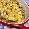 ☆さぶ☆☆'s cooksnap of when they made 鯖缶1つで！舞茸と鯖のグラタン風.