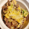 ❁まり❁'s cooksnap of when they made 余り物で簡単☆牛肉と白菜の卵とじ.