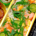 nosso's cooksnap of when they made 鮭と胡瓜の混ぜ寿司.
