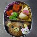 りかはる's cooksnap of when they made コリラックマ　キャラ弁　おかず♪　.