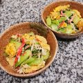 ICCHIE31's cooksnap of when they made チンゲン菜とカニカマと卵炒め.