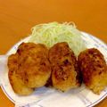 牛乳坊や's cooksnap of when they made 鮭クリームのコロッケ♡.