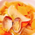 pulumeria8's cooksnap of when they made あさりとトマトのスープ.