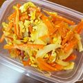 あやママ99's cooksnap of when they made 人参と玉ねぎのベーコン卵とじ.
