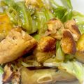 ねむちぇぶちゃん's cooksnap of when they made 茄子キャベツと鶏肉のポン酢炒め.