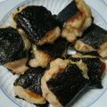よしゆか62's cooksnap of when they made 節約☆カニ入りすり身で磯辺焼き♡.