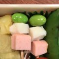 こつゆ514's cooksnap of when they made お弁当♡三色団子風♡可愛い枝豆蒲鉾ピック.