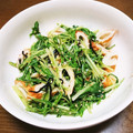 まめﾁｬﾝぬ's cooksnap of when they made 水菜とちくわと塩昆布マヨ炒め♪.