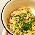 ♪ミチル♪'s cooksnap of when they made 豆苗とツナの柚子胡椒マヨ和え.