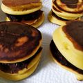 くっきもん's cooksnap of when they made 桜餡の米粉どら焼き.