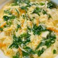 島子☆'s cooksnap of when they made 豆腐と青ネギの卵スープ (о'∀').