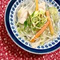 ふたごゆき's cooksnap of when they made レタスとえのきの麺風食べるスープ☆鶏ガラ.
