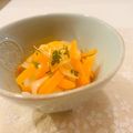 mikataka＊'s cooksnap of when they made 【レンジで簡単】にんじんと玉ねぎのマリネ.