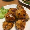 fuca＊'s cooksnap of when they made 大好きな焼き鳥屋さんの甘辛つくね★.